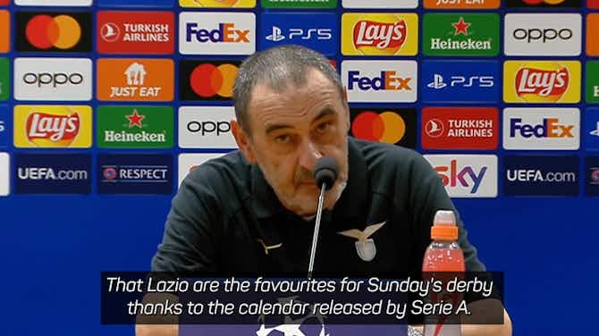 Preview image for Sarri hits back at Mourinho ahead of Derby della Capitale