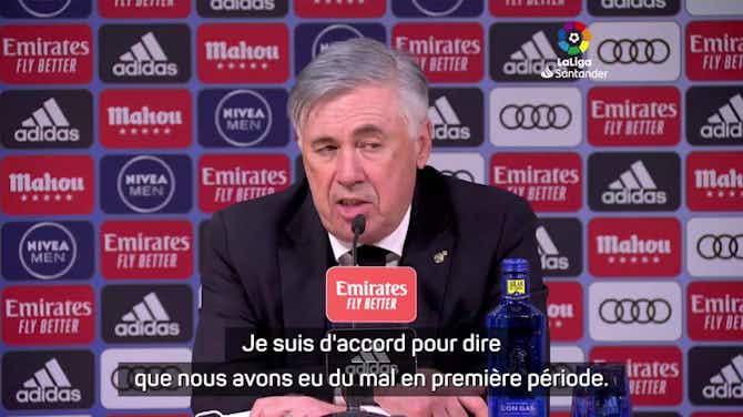 Image d'aperçu pour 25e j. - Ancelotti : "Les joueurs ont bien appliqué les consignes"