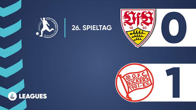 Vorschaubild für Regionalliga Südwest - VfB Stuttgart II 0:1 Kickers Offenbach