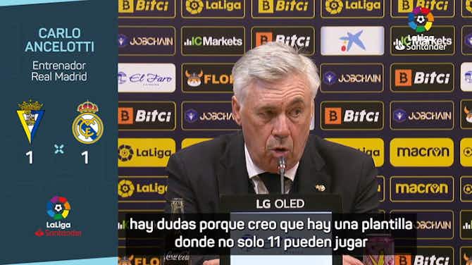 Imagen de vista previa para Ancelotti: "Valverde tiene que aprovechar su tiro"