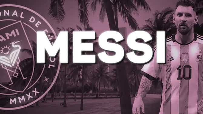 Pratinjau gambar untuk Best of 2023 - Thousands welcome Lionel Messi to Inter Miami