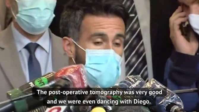 Preview image for Diego has been dancing - doctor gives update on Maradona's condition