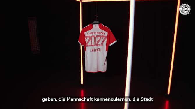 Vorschaubild für Laimers erstes Interview als Bayern-Spieler