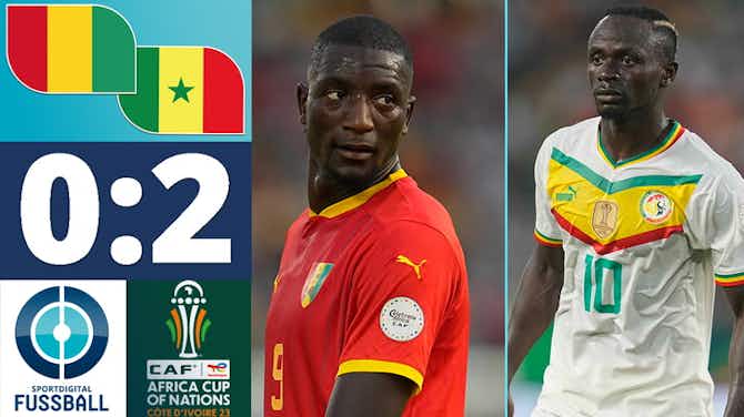 Vorschaubild für Guirassy und Guinea rutschen auf Platz 3 - Mane und Senegal souverän! | Guinea - Senegal