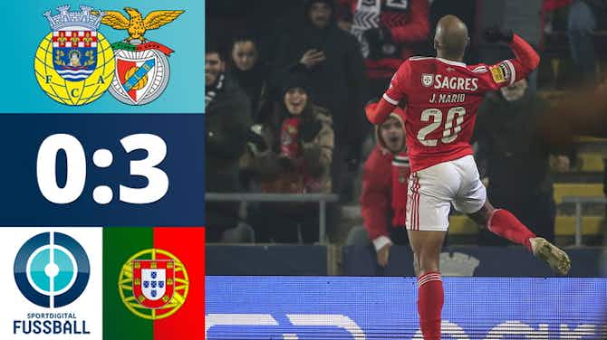 Vorschaubild für Doppelpack von João Mário - Benfica siegt ohne Enzo Fernandez weiter! | FC Arouca - Benfica Lissabon
