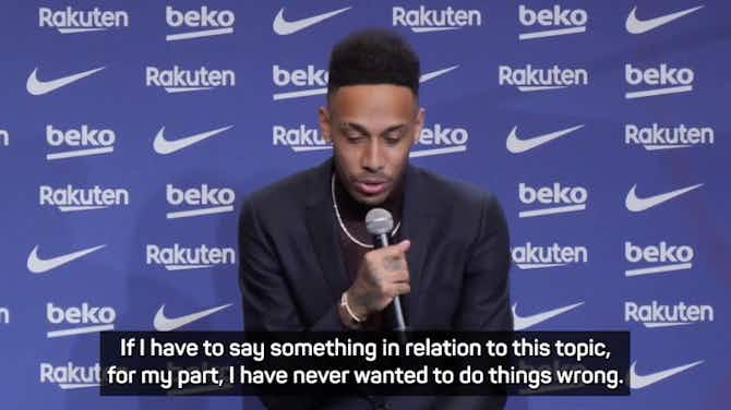 Preview image for Aubameyang's Arsenal problems were 'only' with Arteta