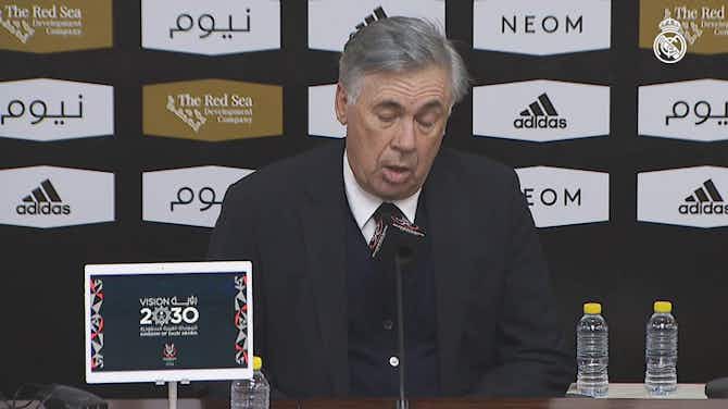 Imagem de visualização para Ancelotti diz que Real e Barça deram um ‘espetáculo’ aos torcedores