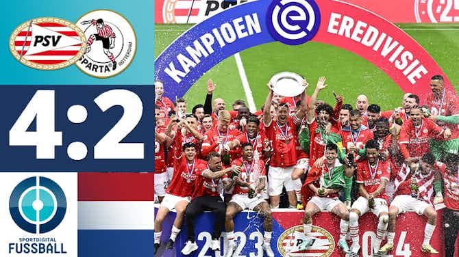 Image d'aperçu pour 25. Meisterschaftstitel vor Heimpublikum! PSV krönt überragende Saison | PSV - Sparta Rotterdam