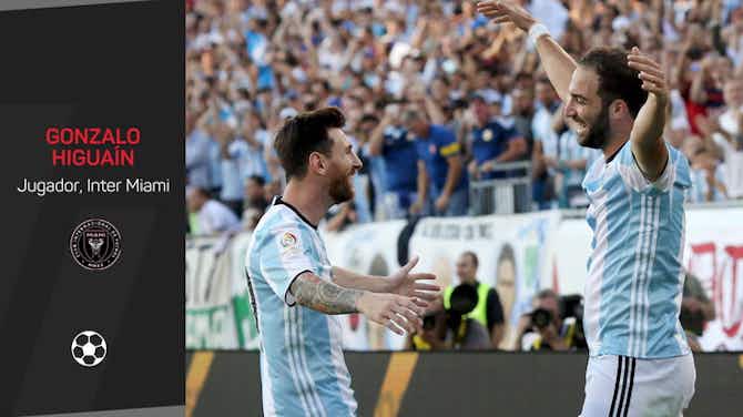 Imagen de vista previa para Higuaín, enigmático acerca del futuro de Messi