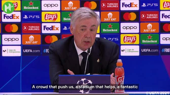 Anteprima immagine per Ancelotti: 'It happened again, it's something magical, there's no explanation'
