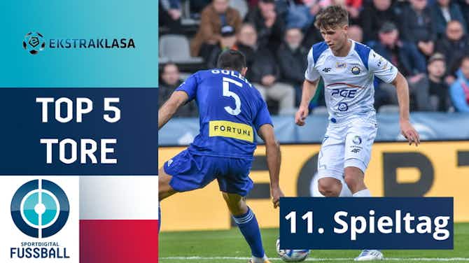 Vorschaubild für Ratajczyks Kracher, Almqvist-Assist mit Energieleistung | Top 5 Tore | 11. Spieltag | Ekstraklasa