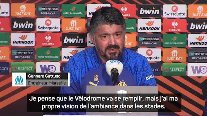 Image d'aperçu pour Marseille - Gattuso : “Au Vélodrome si les choses ne vont pas bien, elles peuvent vite empirer”