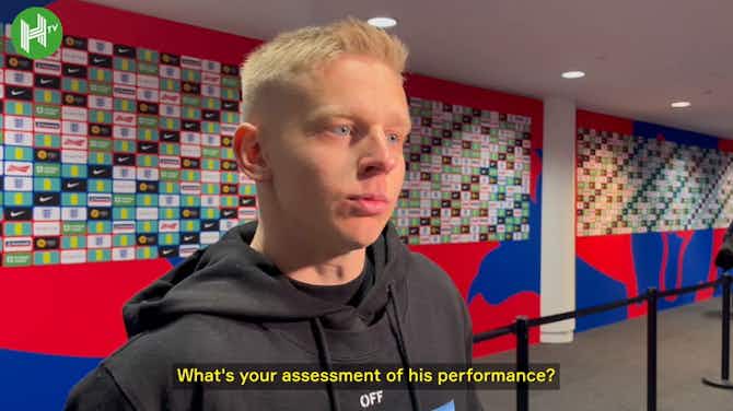 Preview image for Zinchenko's words on Saka after England - Ukraine: 'He's on fire'