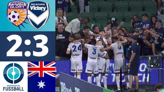 Vorschaubild für 90+6 Last-Minute-Punch! Melbourne rutscht an die Tabellenspitze | Perth Glory - Melbourne Victory