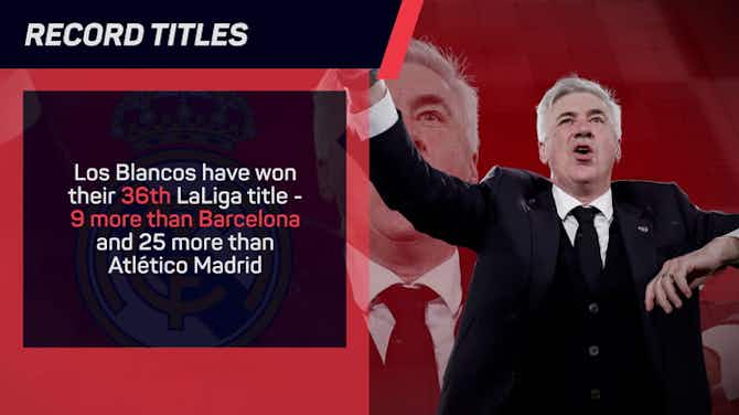 Imagem de visualização para Real Madrid's LaLiga title win in numbers