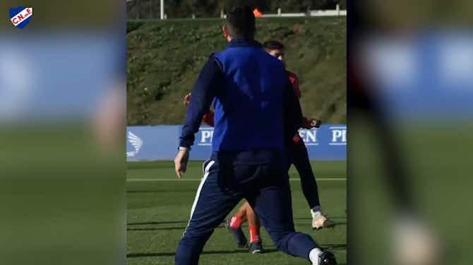 Imagem de visualização para Luis Suárez faz primeiro treino no Nacional; assista