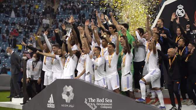 Preview image for Real Madrid conquested three titles in 2021/22 season