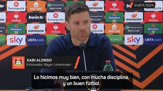 Pratinjau gambar untuk Xabi Alonso: "Hicimos un gran partido, pero aún queda la vuelta en Leverkusen"