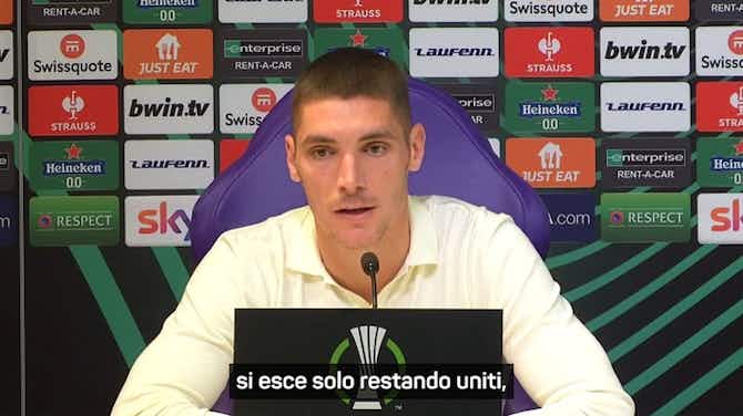Anteprima immagine per Milenkovic: "Contro l'Inter meritavamo di più, siamo delusi"