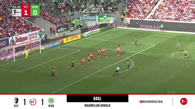 Imagen de vista previa para Freiburg - Wolfsburg 1 - 1 | GOL - Maximilian Arnold