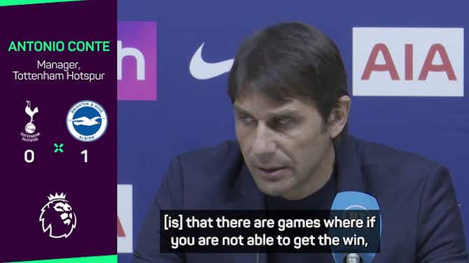 Preview image for 'If you can't win, you must not lose' - Conte rues Spurs display