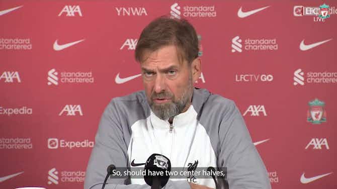 Preview image for Klopp on having less players going to the World Cup than rivals
