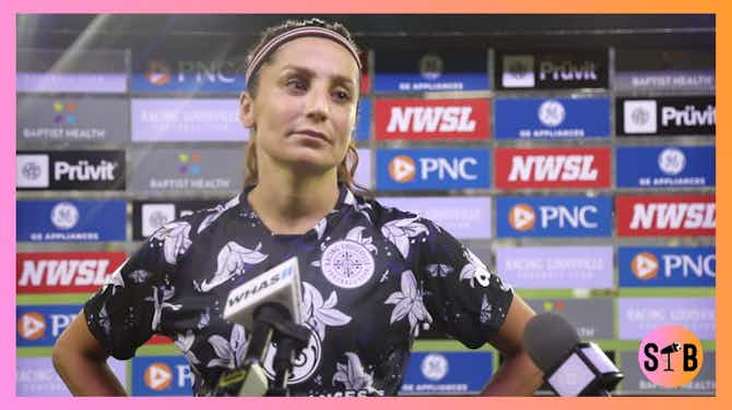 Preview image for "I feel embarrassed to be honest" - Nadia Nadim after Louisville lose 0-4 to Chicago #NWSL