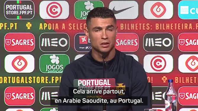Image d'aperçu pour Portugal - Ronaldo défend la Saudi Pro League face aux critiques sur les dépenses