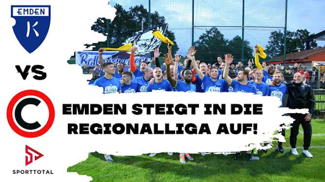 Vorschaubild für Emden steigt in die Regionalliga auf! | Kickers Emden vs. Concordia | Regionalliga Nord Relegation