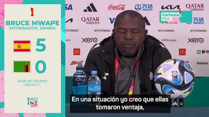 Imagen de vista previa para Bruce Mwape, entrenador de Zambia: "España fue capaz de eliminar a nuestra defensa"