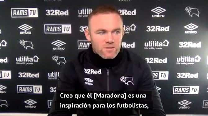 Imagen de vista previa para Rooney, sobre Maradona: "Un día triste para el fútbol"