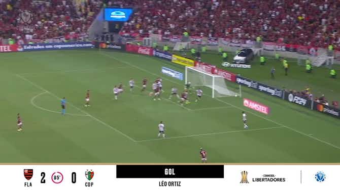 Imagem de visualização para Flamengo - Palestino 2 - 0 | GOL - Léo Ortiz