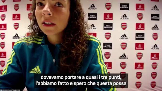 Anteprima immagine per Juventus Women, Caruso: "Contro l'Arsenal cuore e coraggio"