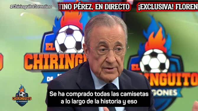 Imagen de vista previa para Florentino Pérez: "Mbappé no ha venido porque le ha llamado hasta el Presidente de la República"