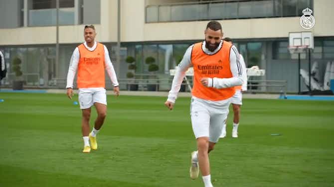 Preview image for Benzema shows his class in Real Madrid training during international break