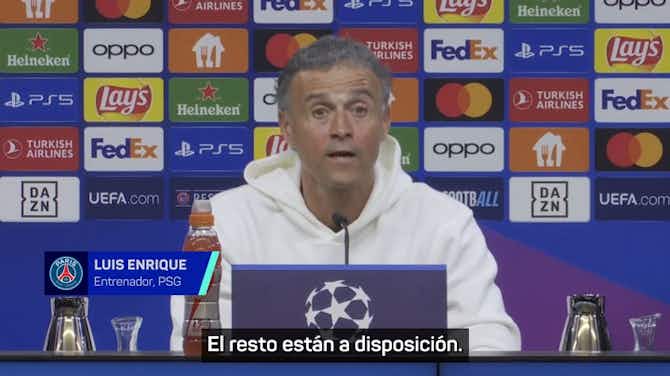 Vorschaubild für Luis Enrique: "El PSG ha mejorado en todo"