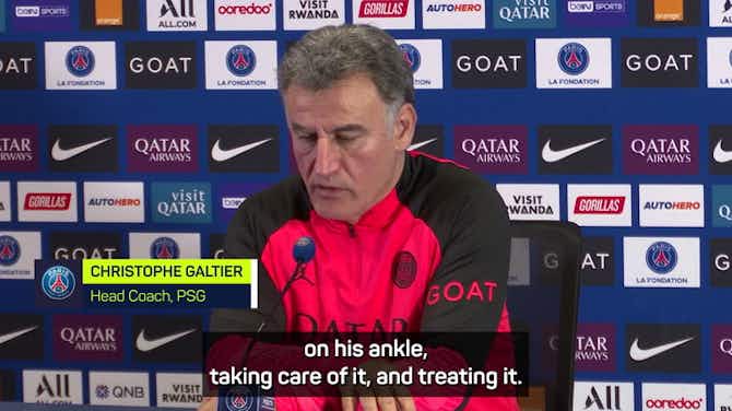 Preview image for Neymar 'taking care' of ankle injury - Galtier