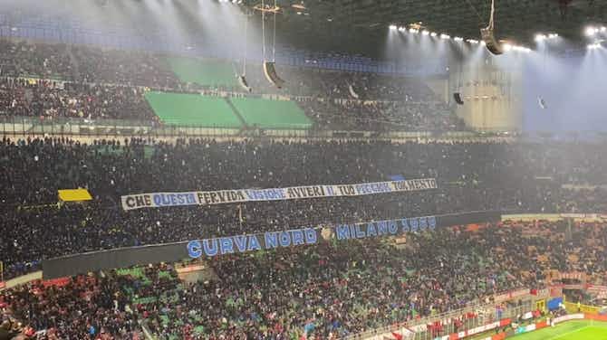 Anteprima immagine per Inter, la carica della Curva Nord nel derby