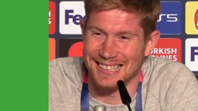 Preview image for De Bruyne talks about Haaland's great connection with the team