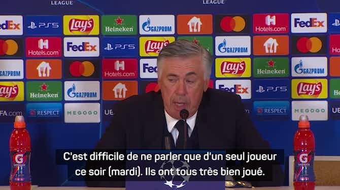 Image d'aperçu pour Groupe D - Ancelotti : "Un match qui nous donne beaucoup de confiance"