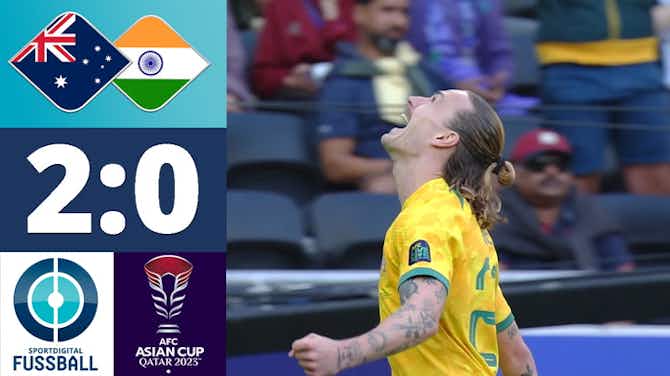 Vorschaubild für St. Pauli Kapitän Irvine bringt den Socceroos einen Traumstart zum Asia Cup! | Australien - Indien