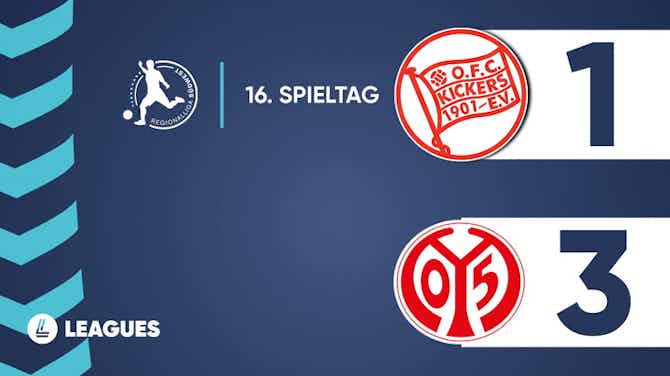 Vorschaubild für Regionalliga Südwest - Kickers Offenbach 1:3 Mainz 05 II