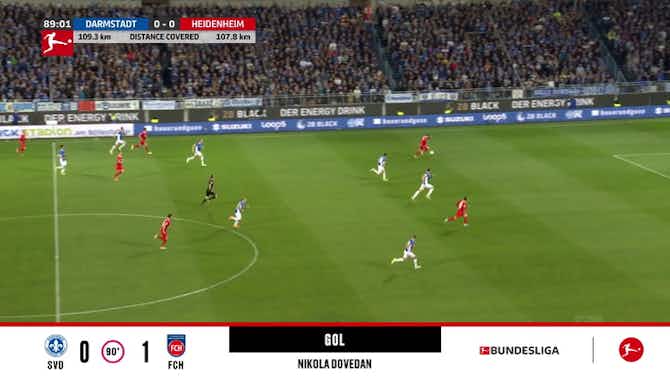 Imagem de visualização para SV Darmstadt 98 - 1. FC Heidenheim 1846 0 - 1 | GOL - Nikola Dovedan