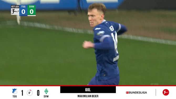 Imagem de visualização para Hoffenheim - Werder Bremen 1 - 0 | GOL - Maximilian Beier