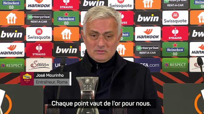 Image d'aperçu pour 16es - Mourinho: "Chaque point vaut de l’or pour nous"