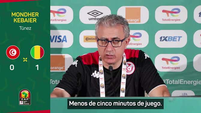 Imagen de vista previa para Kebaier, entrenador de Túnez: "He estado en esto 30 años y nunca había visto una situación así"