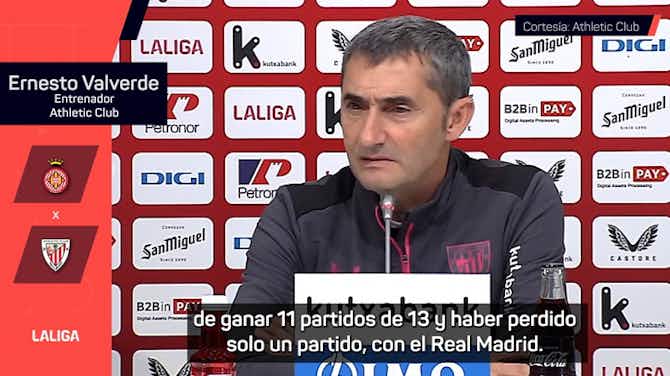 Imagen de vista previa para Valverde: "El Girona está en números de hacer 100 puntos"