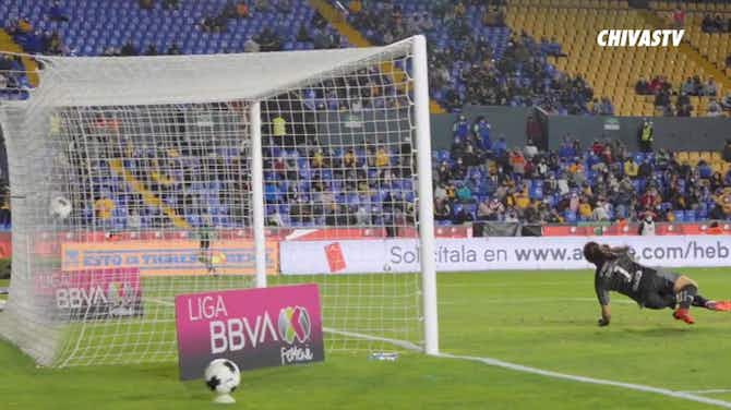 Imagen de vista previa para Joseline Montoya marca el empate de Chivas Femenil contra Tigres