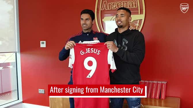 Preview image for Gabriel Jesus gets ready for Arsenal debut