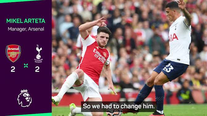 Preview image for Arteta issues worrying injury update on Declan Rice